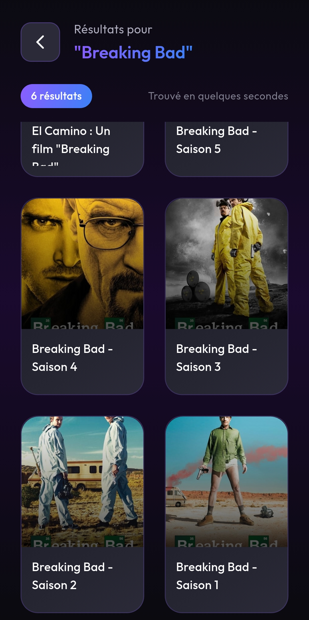 Résultats de recherche sur LandFlix